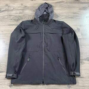 5.11 Tactical Braxton Jacket Men XL Black CCW Softshell Full Zip Water Resistant